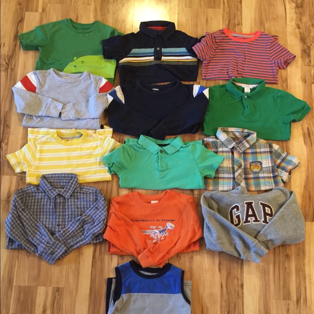 Lot of 13 Boys 5T Shirts